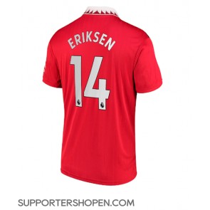 Manchester United Christian Eriksen #14 Hemma Matchtröja 2022-23 Kortärmad